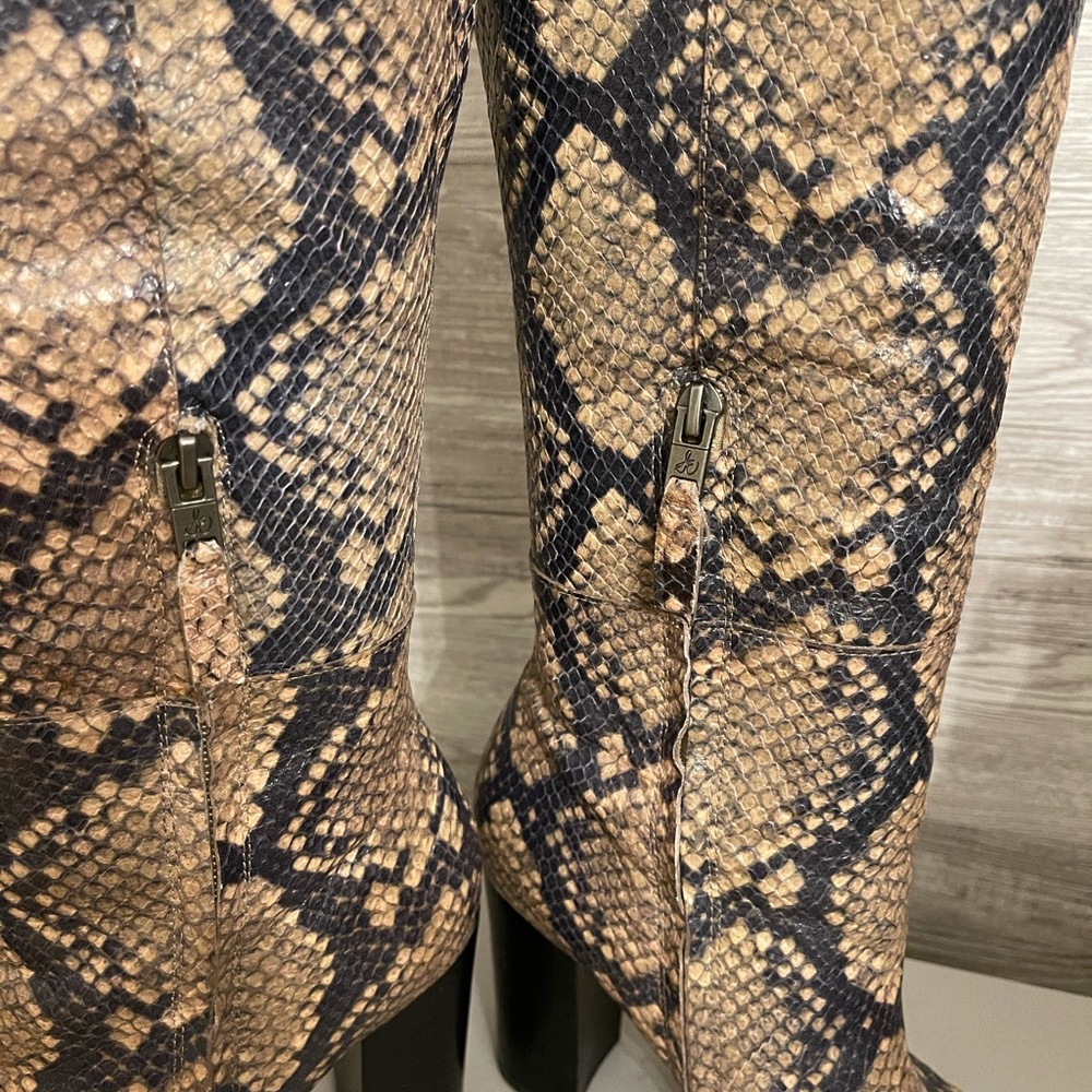 Sam Edelman Over the Knee Snake Skin Boot